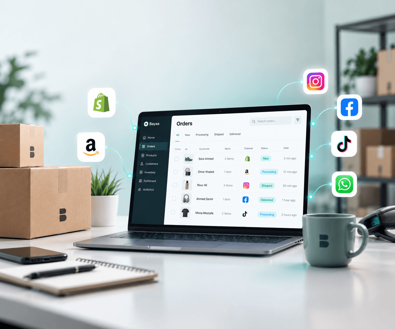 Bayeaa unified customer conversation workflow
