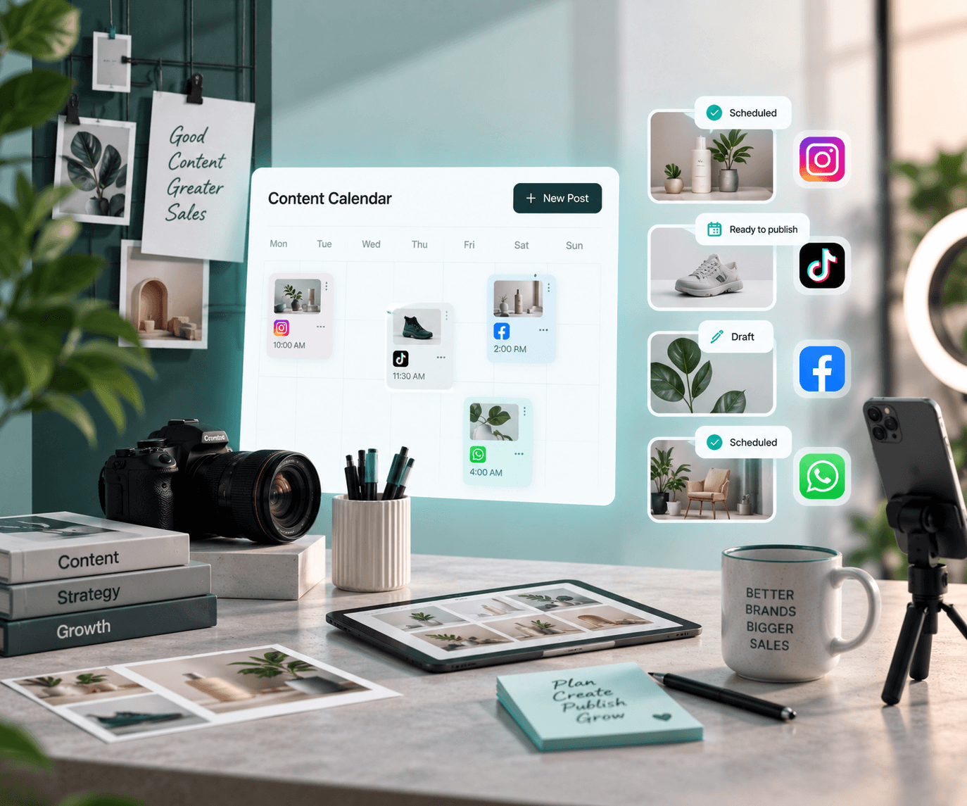 Bayeaa social publishing workflow